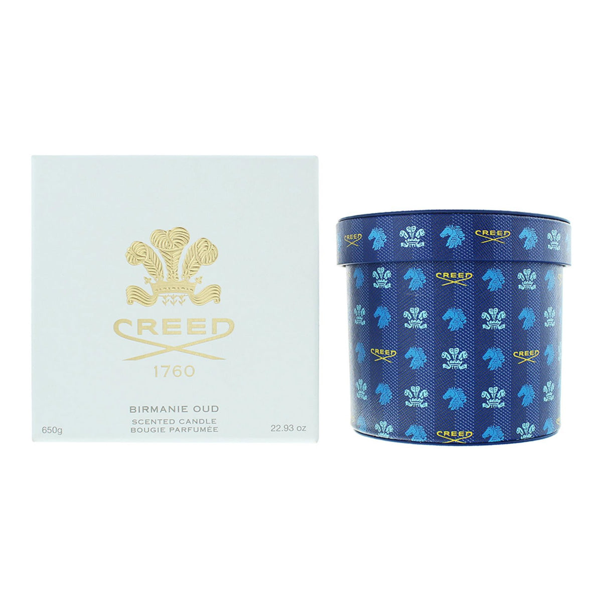 Creed, Birmanie Oud Blue Leather, Scented Candle, 650 g