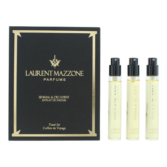 Set Trio, Laurent Mazzone, Sensual & Decadent, Extrait De Parfum, Unisex, 3 pcs, 15 ml