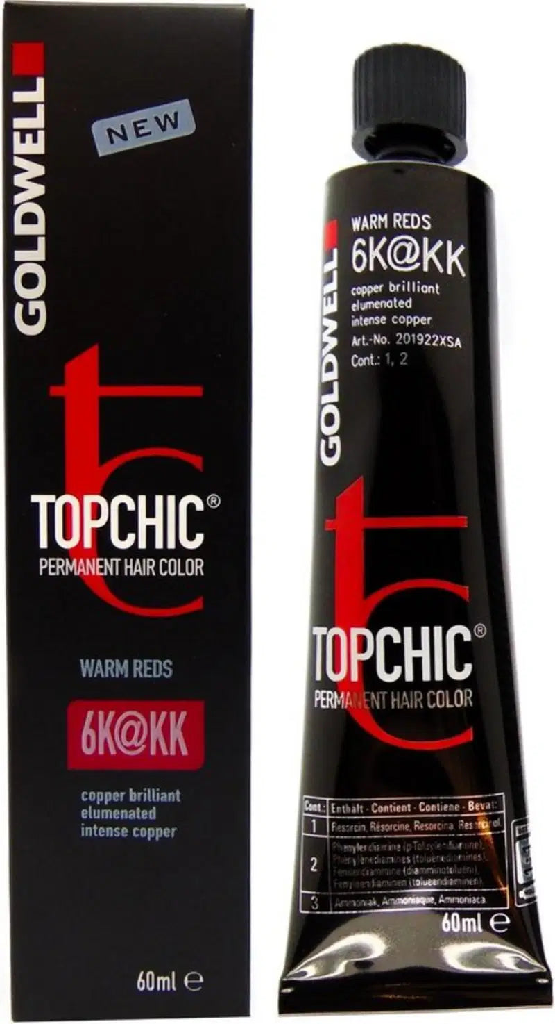 Goldwell, TopChic, Permanent Hair Dye, 6K@KK Copper, 60 ml