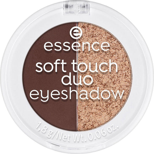 Essence, Soft Touch Duo, Eyeshadow Compact, 04, Mocha Muse, 1.8 g