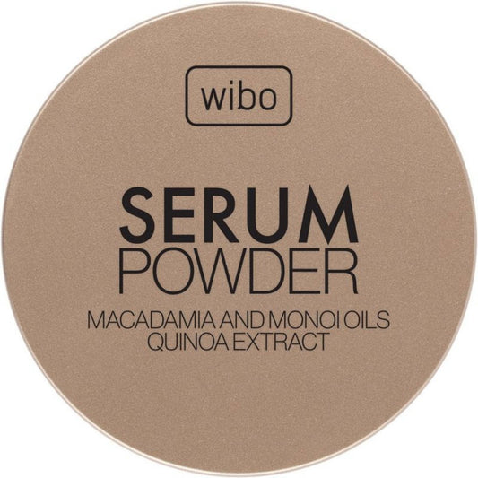 Wibo, Serum Powder Macadamia, Quinoa, Absorbs oil, Loose Setting Powder, Transparent, 10 g