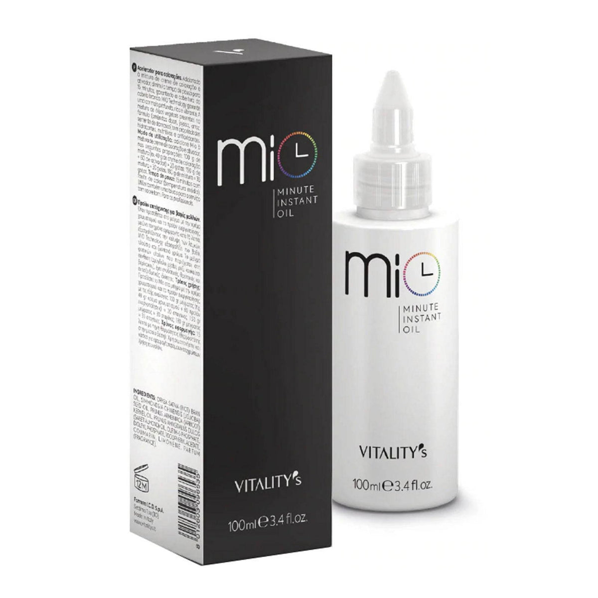 Vitality's, MIO Minute Instant, Hair Oil Treatment, Shine, 100 ml