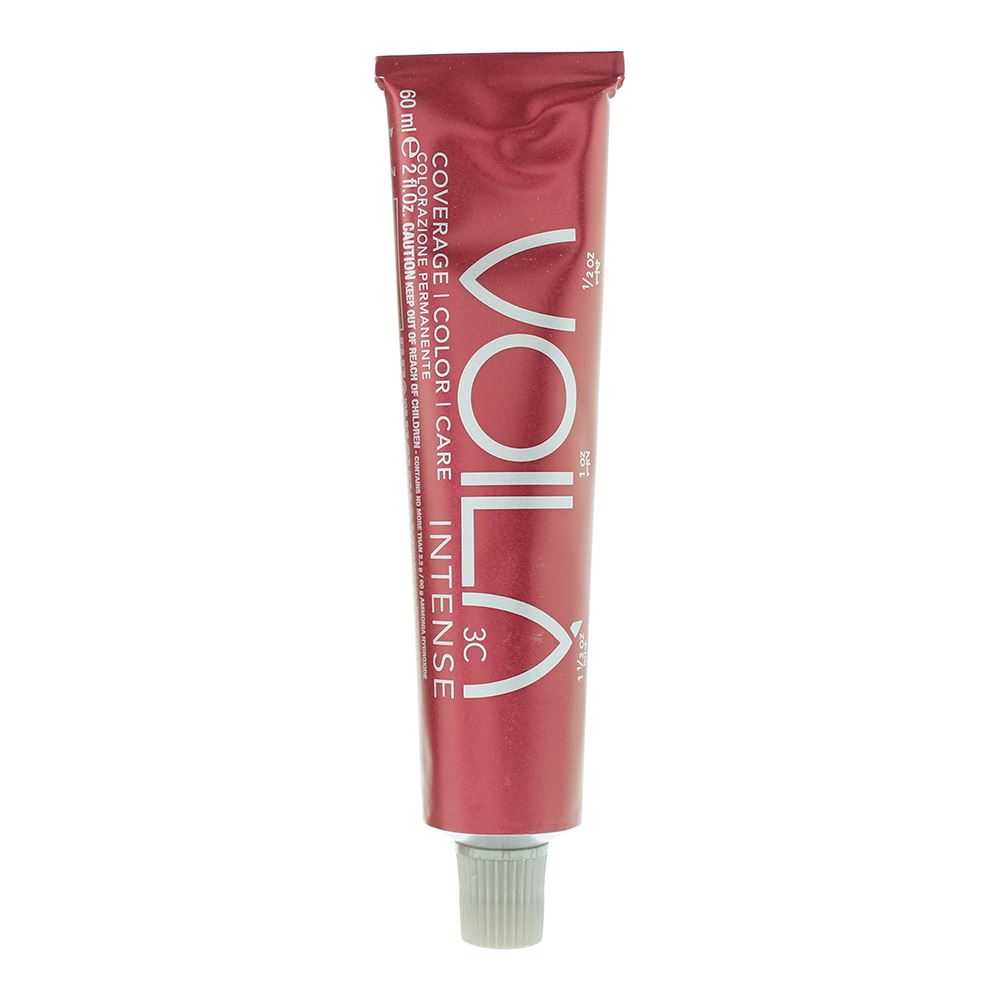 Intercosmo, Voila 3C Intense, Permanent Hair Dye, 4.41 Medium Brown Amber, 60 ml